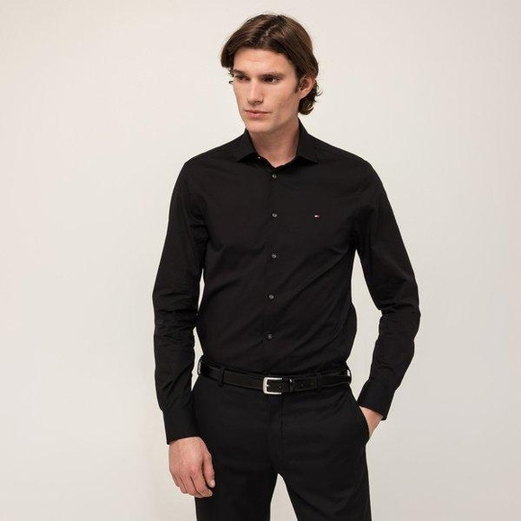 Hemd, Langarm Herren Black 39