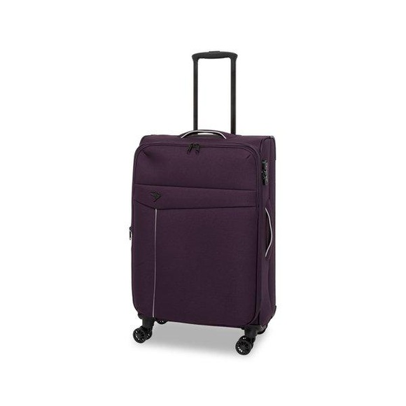 Weichschalenkoffer, Spinner Unisex Lila 68cm