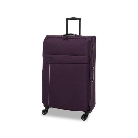 Weichschalenkoffer, Spinner Unisex Lila 78cm