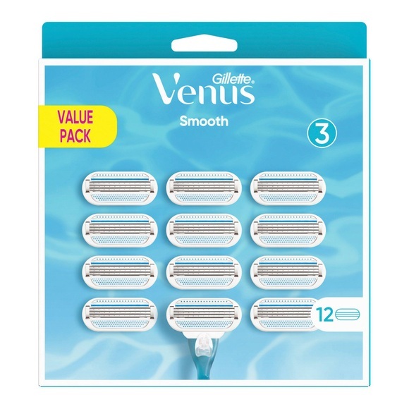 Gillette - VENUS - 12er-Pack Rasierklingen Smooth