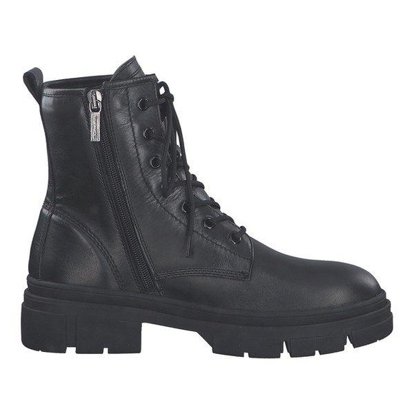 Schnürstiefelette Damen Black 39
