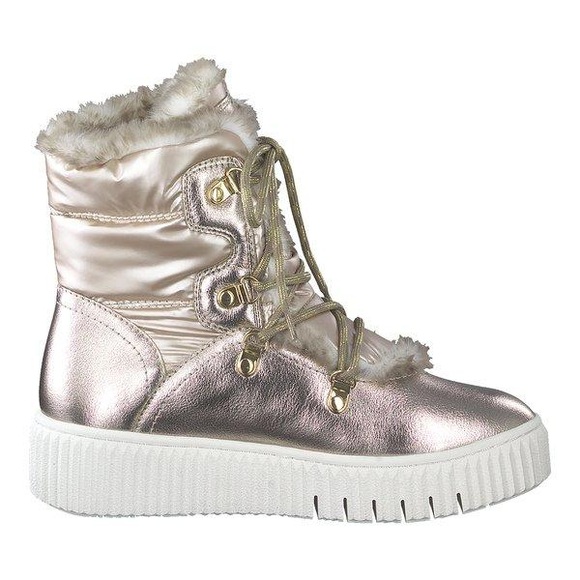 Winterstiefel Damen Gold 38