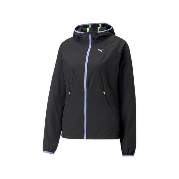 Jacke Mit Reissverschluss Damen Black XS