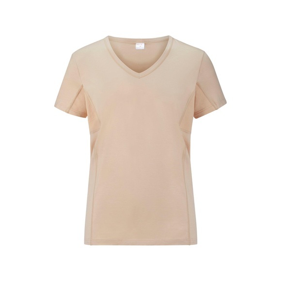 Unterhemd, Kurzarm Herren Beige XL
