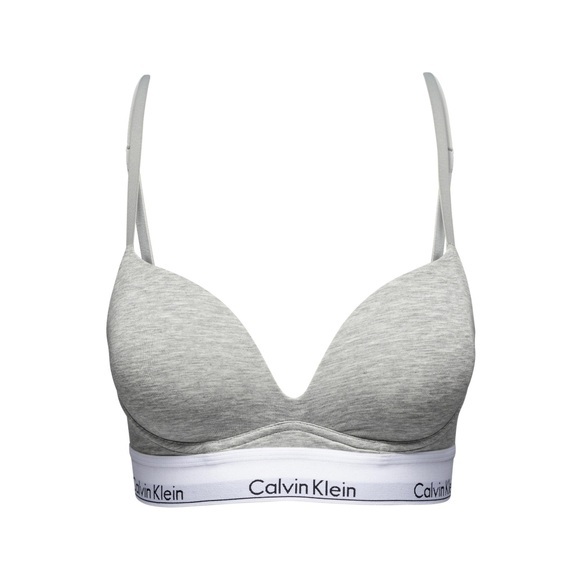 Calvin Klein Push-up-BH »PLUNGE PUSH UP«, mit Logobund