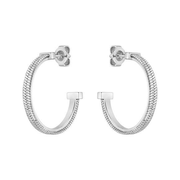 Ohrringe Damen Silber 23mm