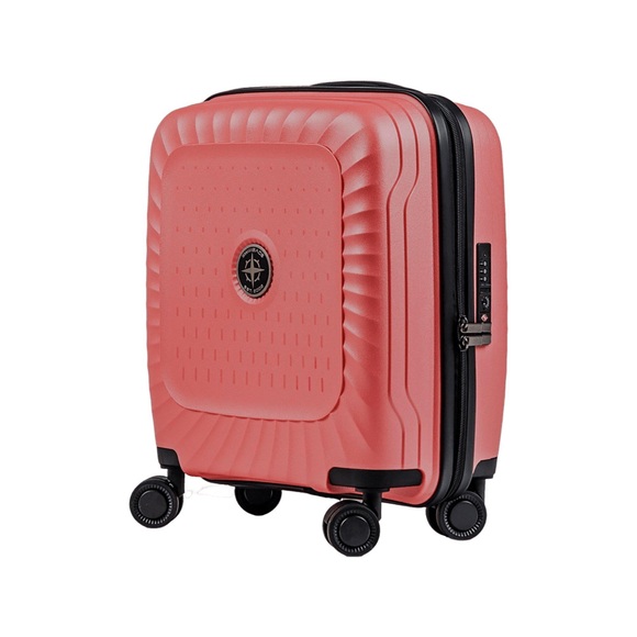 Hartschalenkoffer Spinner, Underseat Unisex Rot 45cm