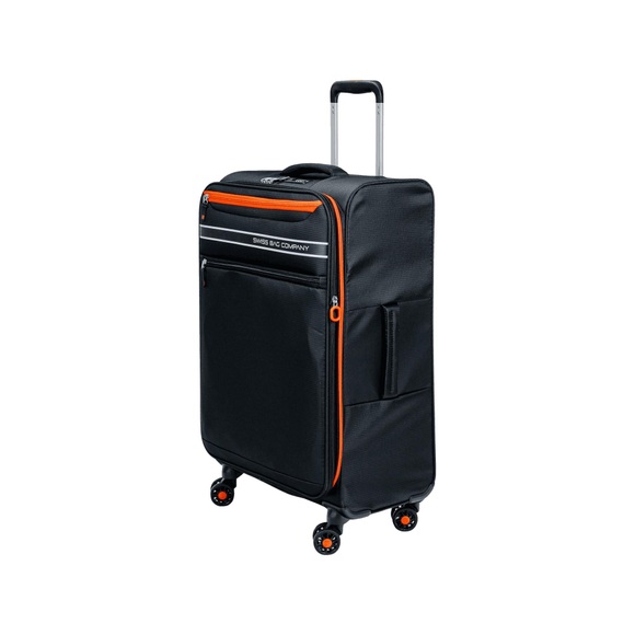 Weichschalenkoffer, Spinner Unisex Black 67 CM