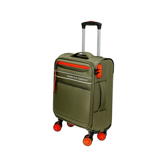 Weichschalenkoffer Unisex Olivegrün 47cm