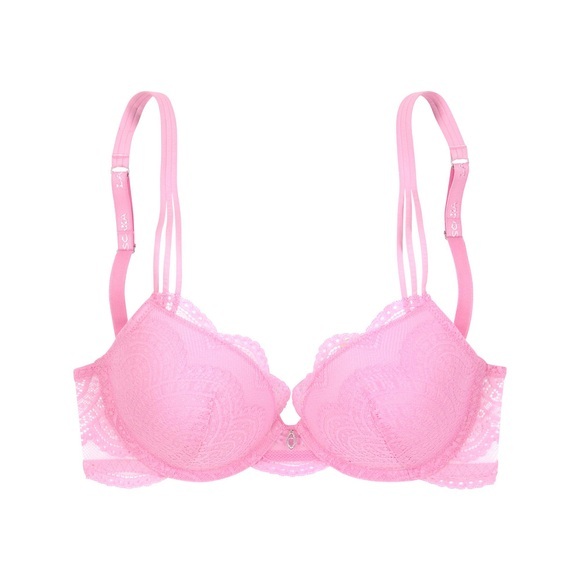 LASCANA Push-up-BH, mit extravaganter Bänder-Optik an den Trägern, Dessous