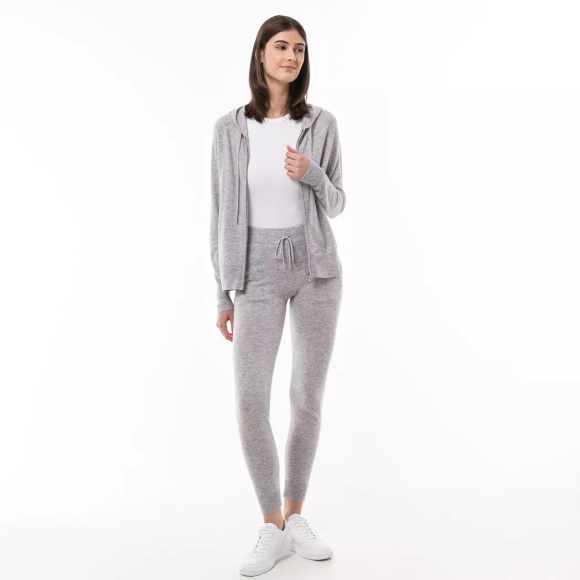 Manor Woman - Bio-Cashmere Cardigan, für Damen, Hellgrau, Größe XS