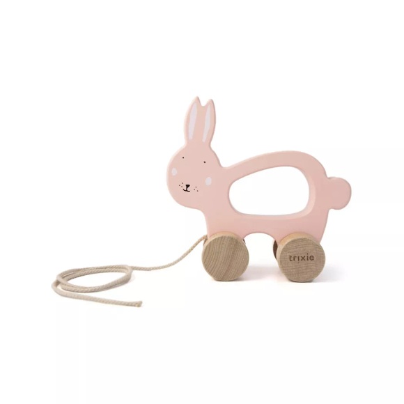 Trixie Baby Holz Nachziehtier Mrs. Rabbit
