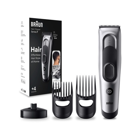 BRAUN HC7390 - Haarschneider (Schwarz/Silber)