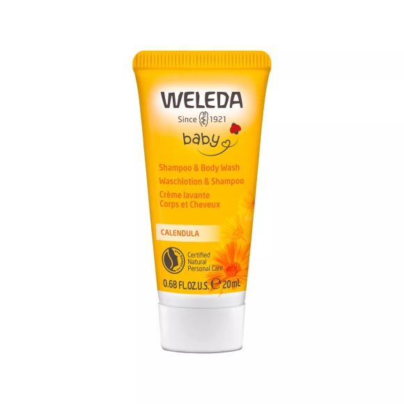 Weleda Calendula Kinderpflege Weleda Calendula Kinderpflege Weleda Baby Calendula Waschlotion & Shampoo babyshampoo