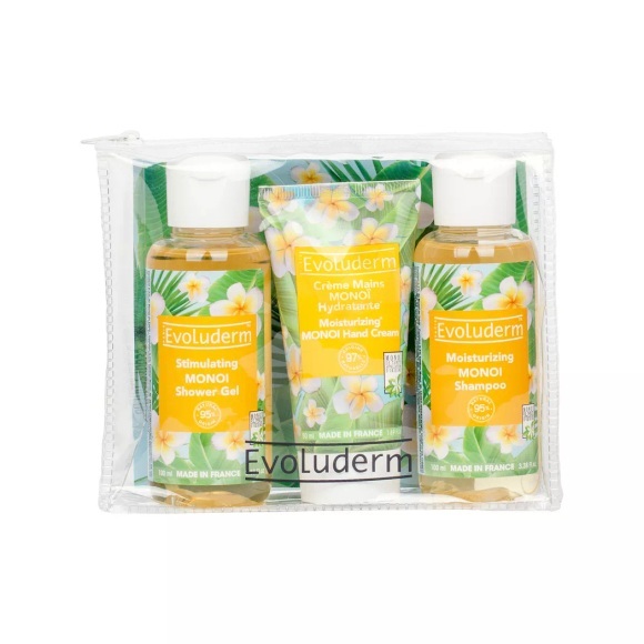 Kit Monoi (duschgel + Handcreme + Shampoo) Unisex Set