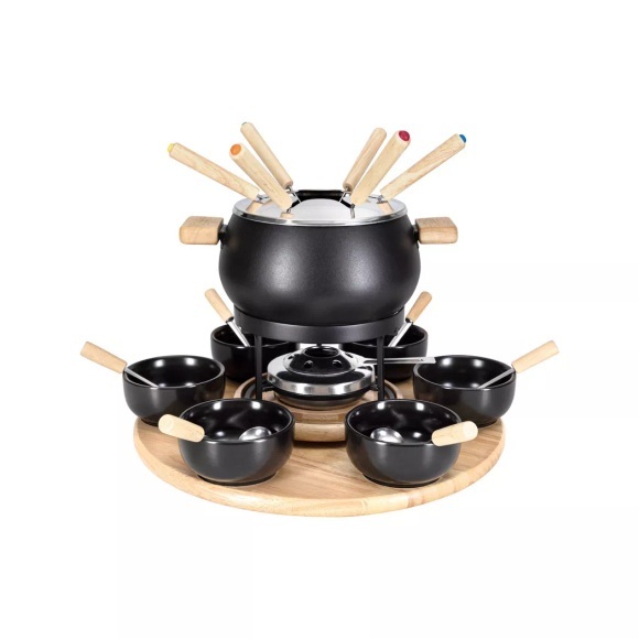Nouvel - Fleischfondue-Set, 34cm, Black