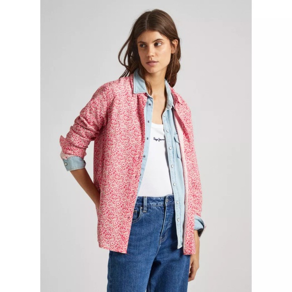 Pepe Jeans - T-Shirt, für Damen, Rot Bunt, Größe S