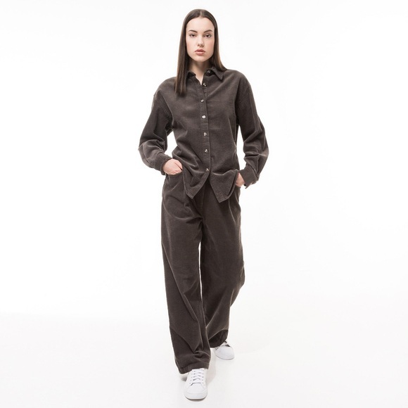 Bluse, Langarm Damen Spacegrau 36