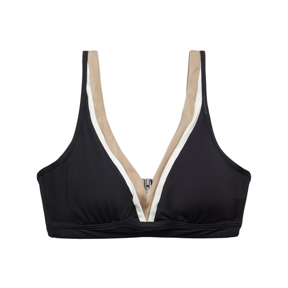 Bikini-top, Unwattiert Damen Black D/38