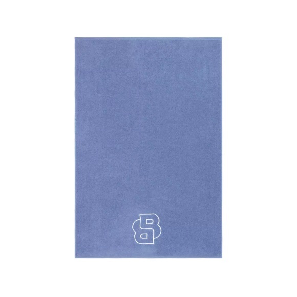 Hugo Boss - Badetuch, 100x150 cm, Himmelblau