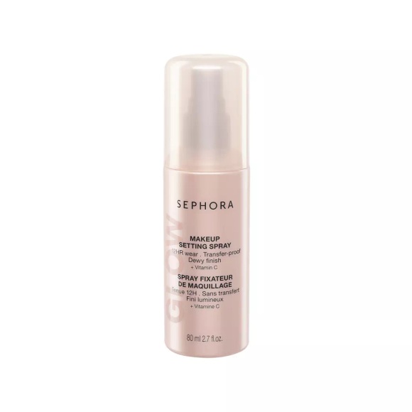 SEPHORA - Make-up-Fixierspray GLOW 12H langer Halt ohne Abfärben, strahlendes Finish, 80 ml