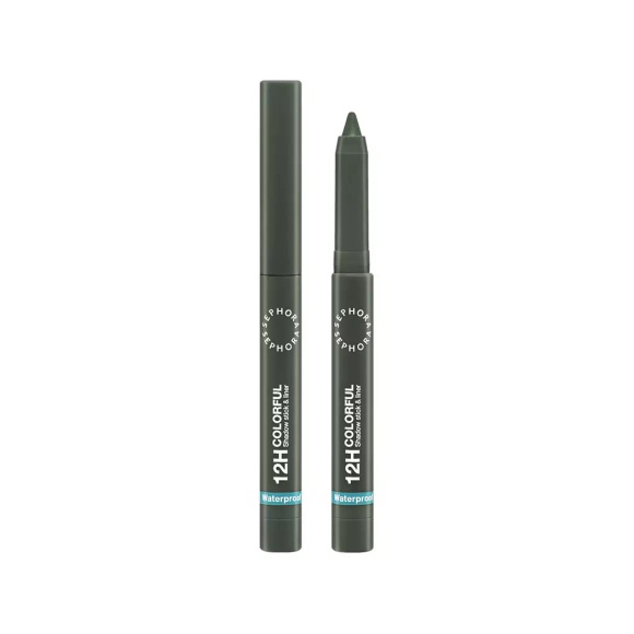 SEPHORA - 12H Colorful Lidschatten und Stift, 1.4 g, Army green matte