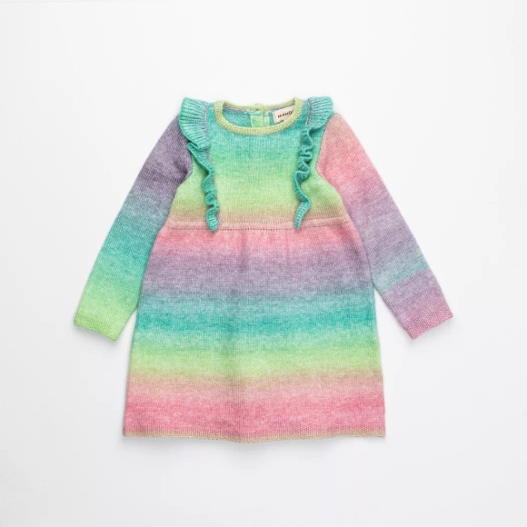 Manor Baby - Strickkleid, 86, Multicolor
