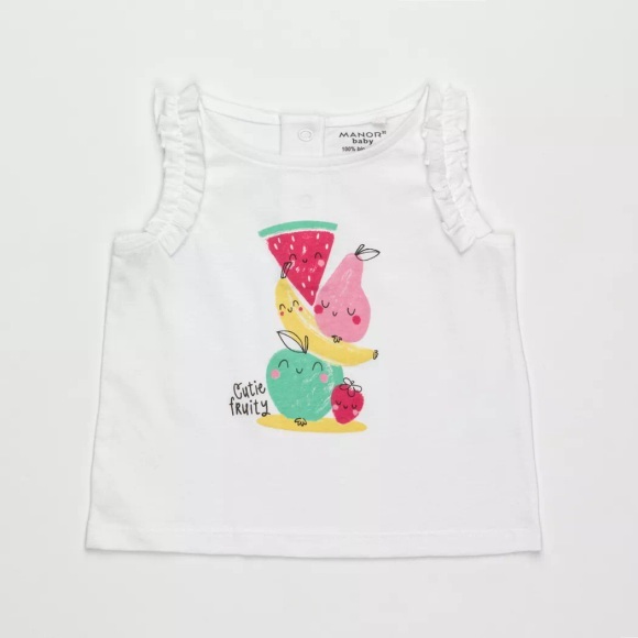 Manor Baby - Top, 74, Weiss