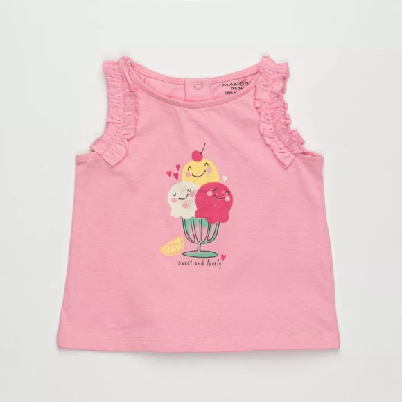 Manor Baby - Top, 104, Rosa