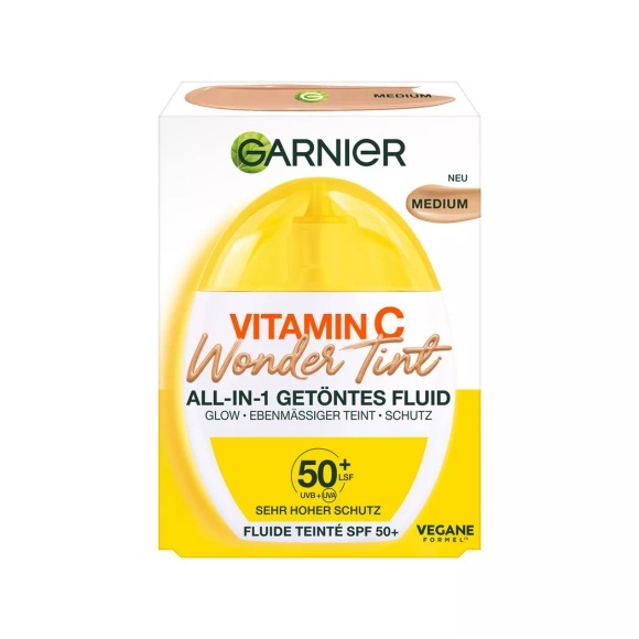 Garnier - Vitamin C Wonder Tint All-In-1 Getöntes Fluid, 40 ml