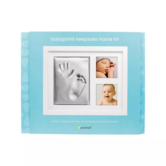 Pearhead - Fotorahmen mit Abdruck-Kit - Weiss