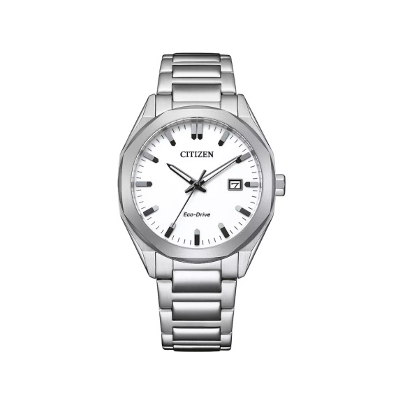Citizen - Analoguhr, EcoDrive, 38mm, Silber