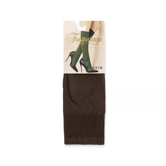 Trasparenze - Kniestrümpfe, für Damen, Braun, One Size