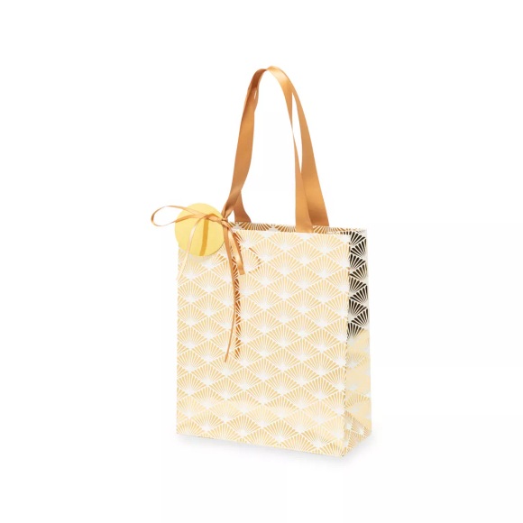 Manor - Geschenktasche, 22x19x8cm, Gold
