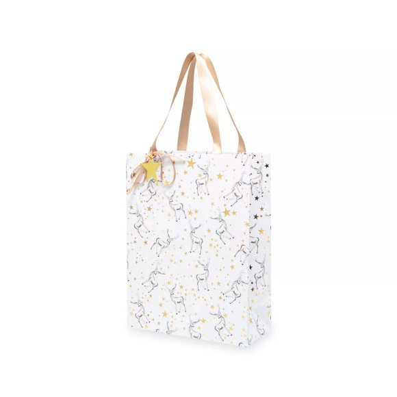 Manor - Geschenktasche, 33x25x11cm, Weiss