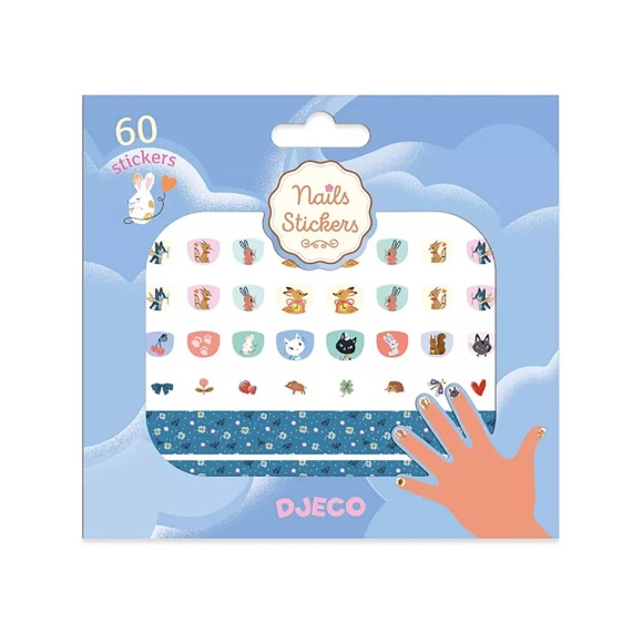 Djeco - Stickerset, 0.3X22.9X14.5CM, Multicolor