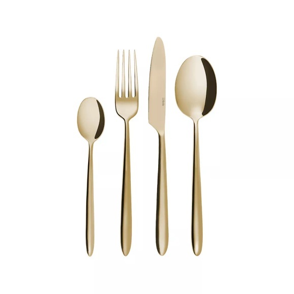 Sola - Besteck-Set, 16-teilig, Set, Champagner