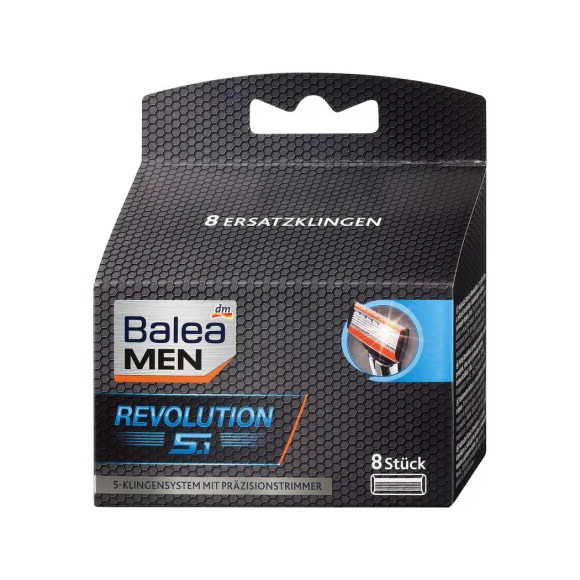Balea - Rasierklingen, Revolution 5.1 MEN, 8 pieces