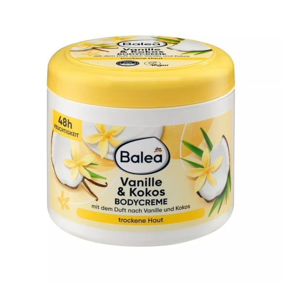 Balea - Bodycreme Vanille & Kokos, 500 ml