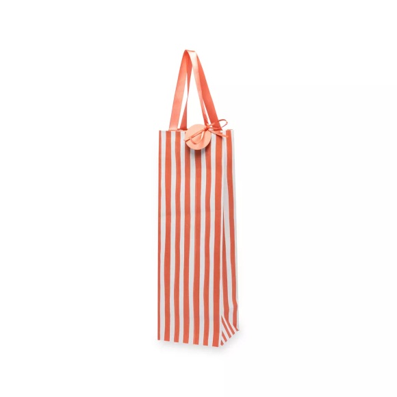 Manor - Geschenktasche, 12x37x10cm, Korall