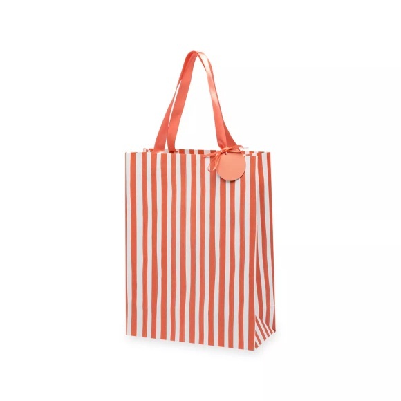 Manor - Geschenktasche, 33x25x11cm, Korall
