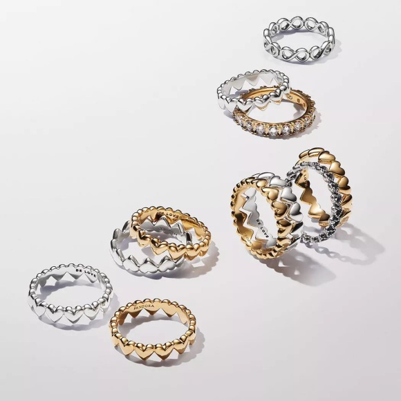 Pandora - Ring, Moments, 56, Silber