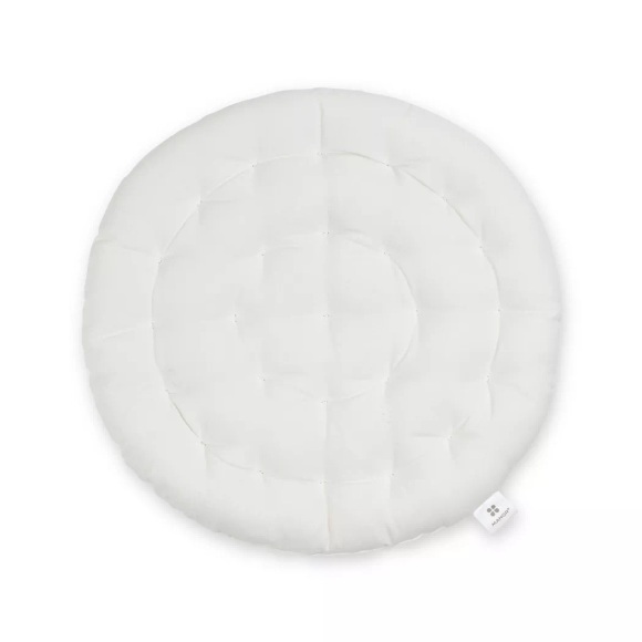 Manor - Sitzkissen, 40CM RUND, Offwhite