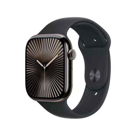 Apple Watch Series 10 GPS Cellular 42mm Slate Titanium/Black Sport