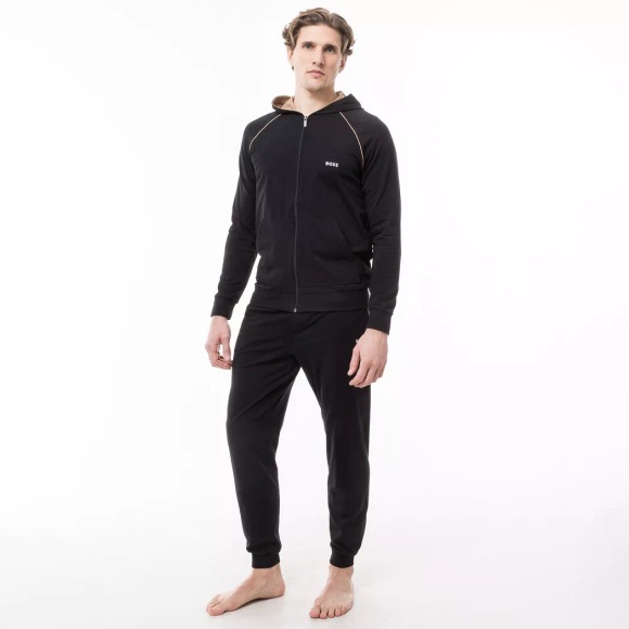 BOSS Kapuzensweatjacke »Mix&Match Jacket H«, mit Kängurutasche