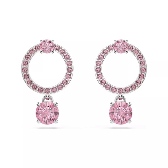 Swarovski - Ohrstecker, Attract, One Size, Silberfarben