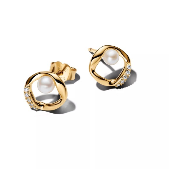 Pandora - Ohrstecker,  Essence, One Size, Goldfarben