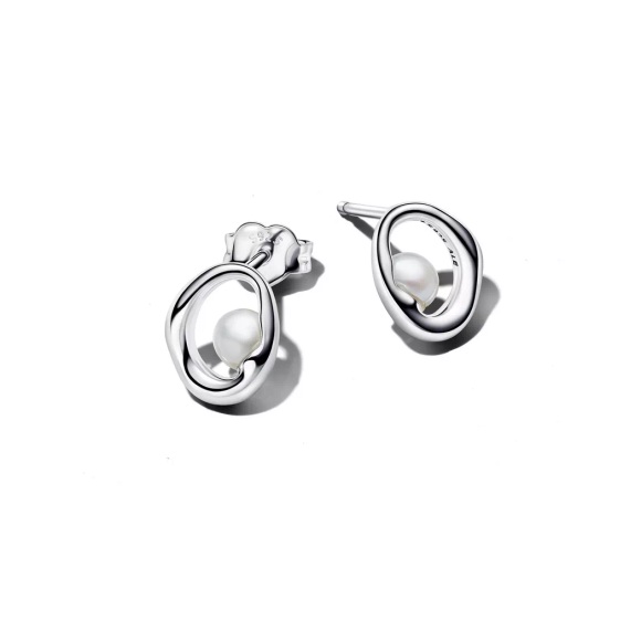 Pandora - Ohrstecker,  Essence, One Size, Silber