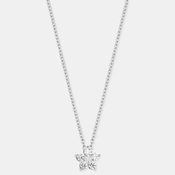 Amor Ketten Damen Silber 42+3CM