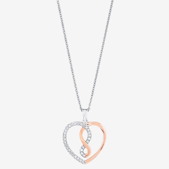 Amor Halskette mit Anhänger 45cm